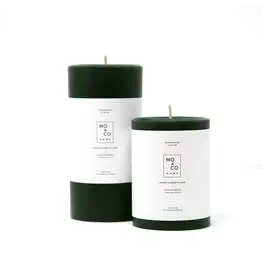 Forest Green 100% Beeswax Pillar Candle