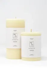 Natural White 100% Beeswax Pillar Candle