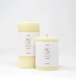 Natural White 100% Beeswax Pillar Candle