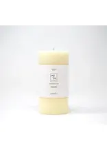 Natural White 100% Beeswax Pillar Candle
