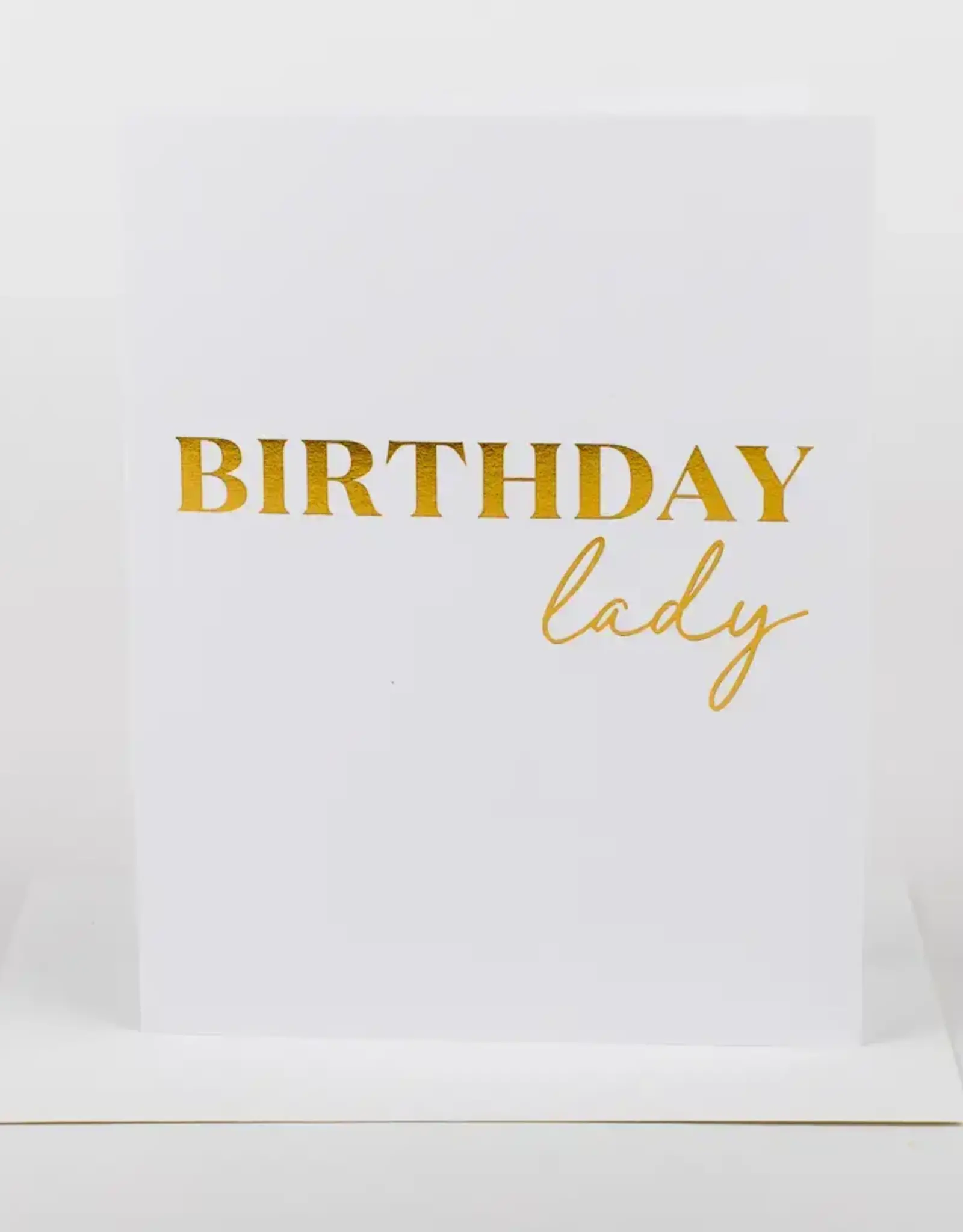 Birthday Lady - Greeting Card