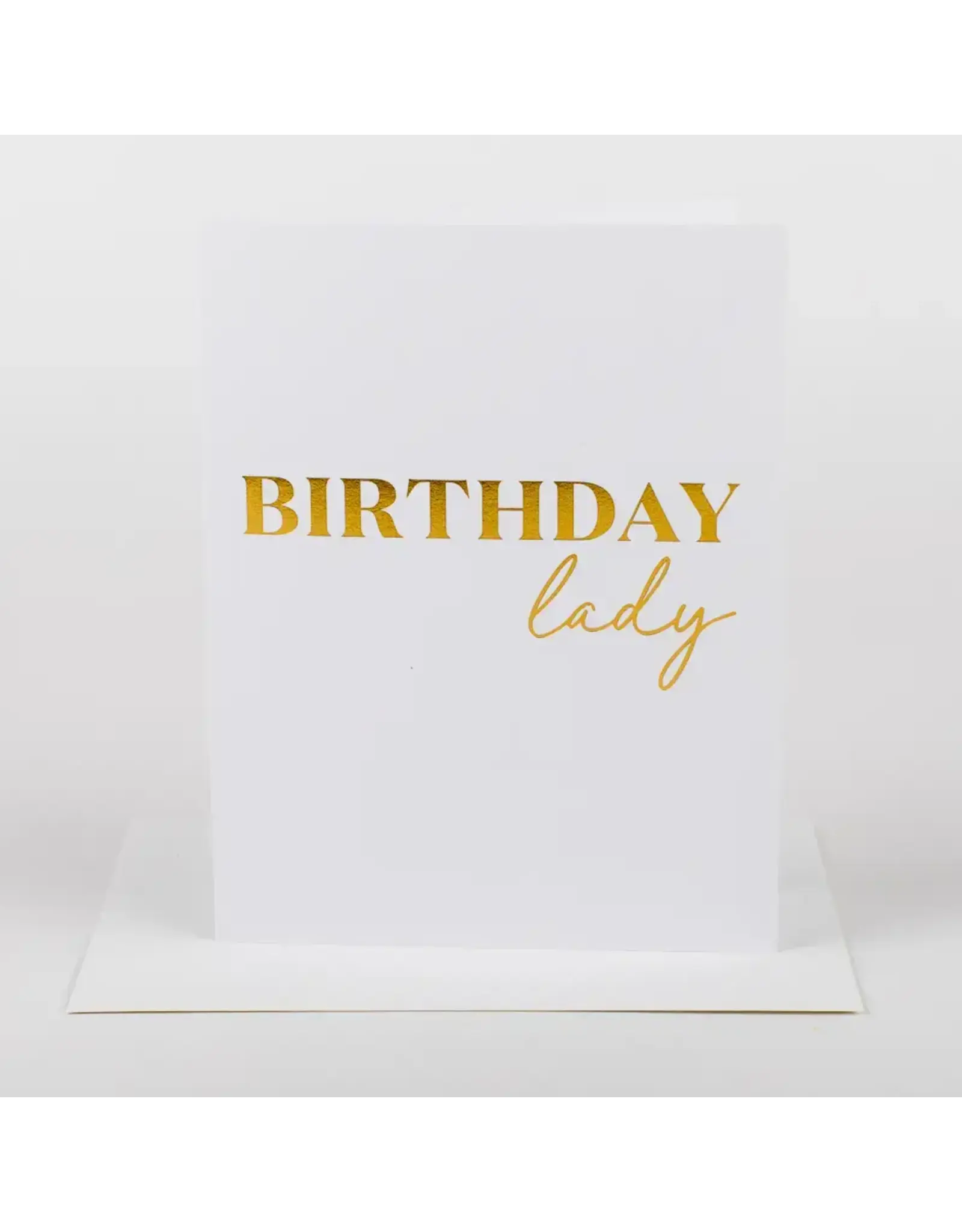 Birthday Lady - Greeting Card