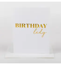 Birthday Lady - Greeting Card