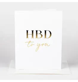 HBD To You Greeting Card