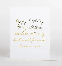 Happy Birthday Favourite Human - Greeting Card