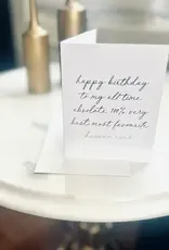 Happy Birthday Favourite Human - Greeting Card