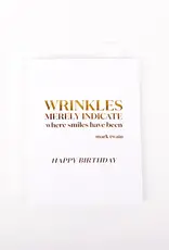 Wrinkles Show Where Smiles Have Been