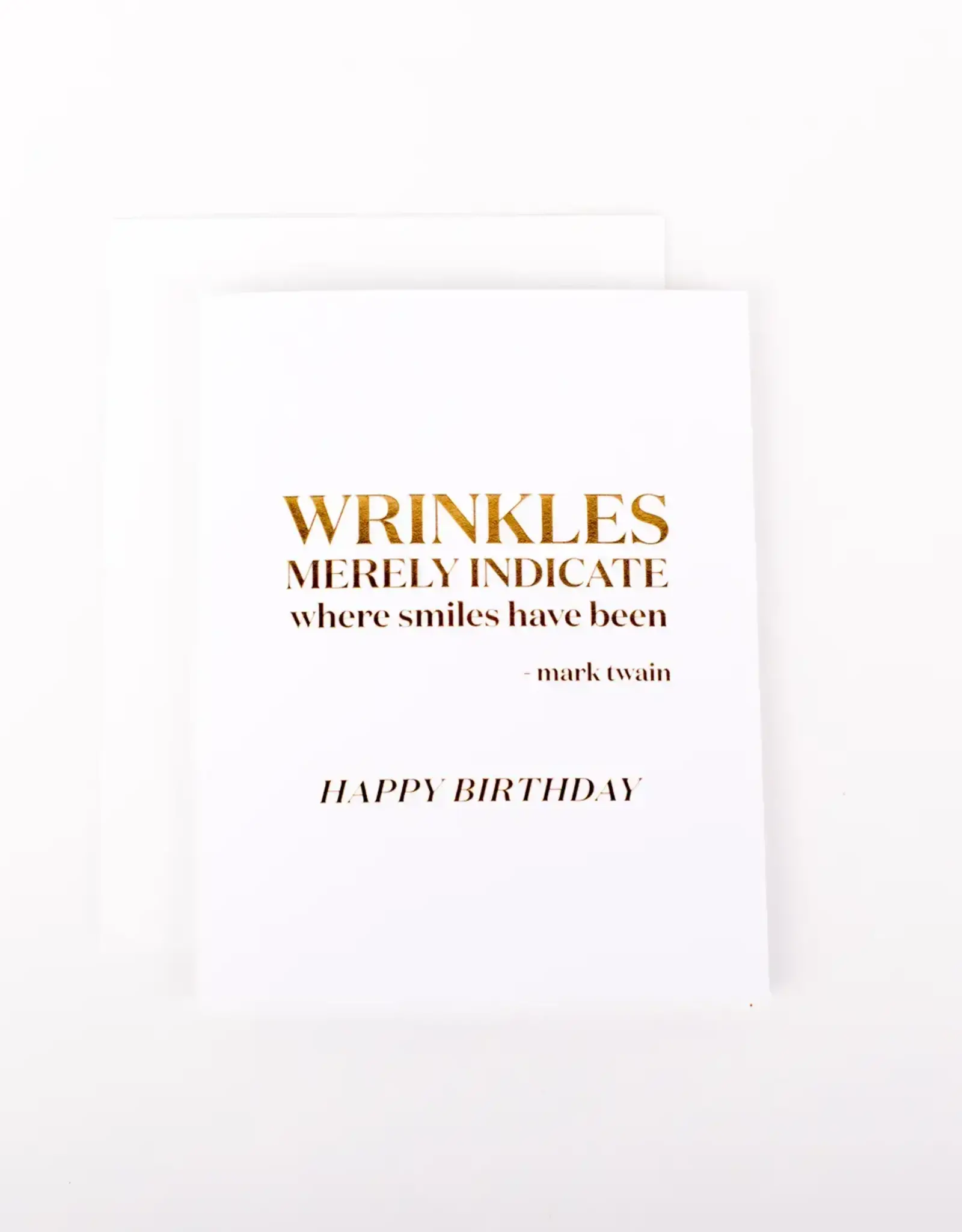 Wrinkles Show Where Smiles Have Been