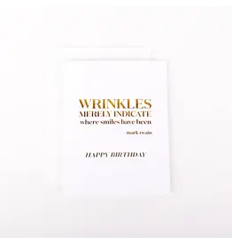 Wrinkles Show Where Smiles Have Been