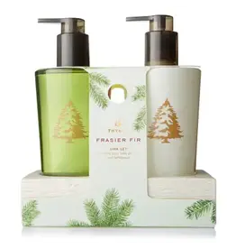 Thymes Frasier Fir Hand Wash and Hand Lotion Sink Set