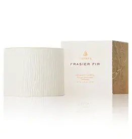 Thymes Frasier Fir Gilded Ceramic Candle - Petite