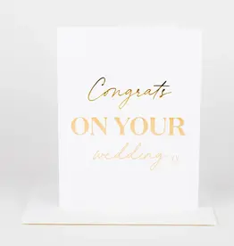 Congrats On Your Wedding Day Greeting Card