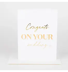 Congrats On Your Wedding Day Greeting Card