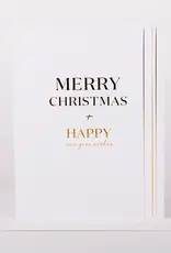 Merry Christmas and Happy New Year Christmas Card