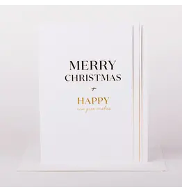 Merry Christmas and Happy New Year Christmas Card
