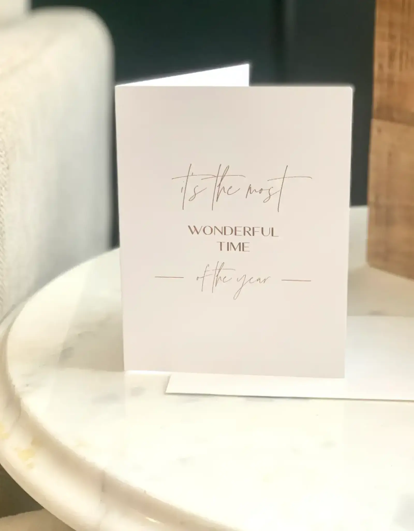 Wonderful Time of the Year Season's Greetings Card