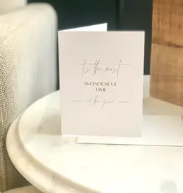 Wonderful Time of the Year Season's Greetings Card