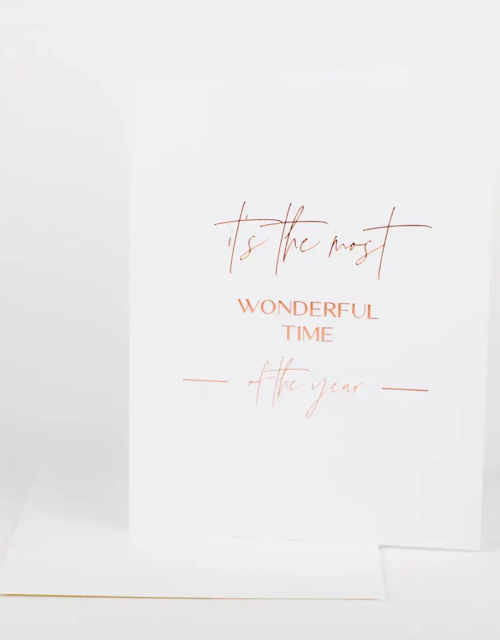 Wonderful Time of the Year Season's Greetings Card