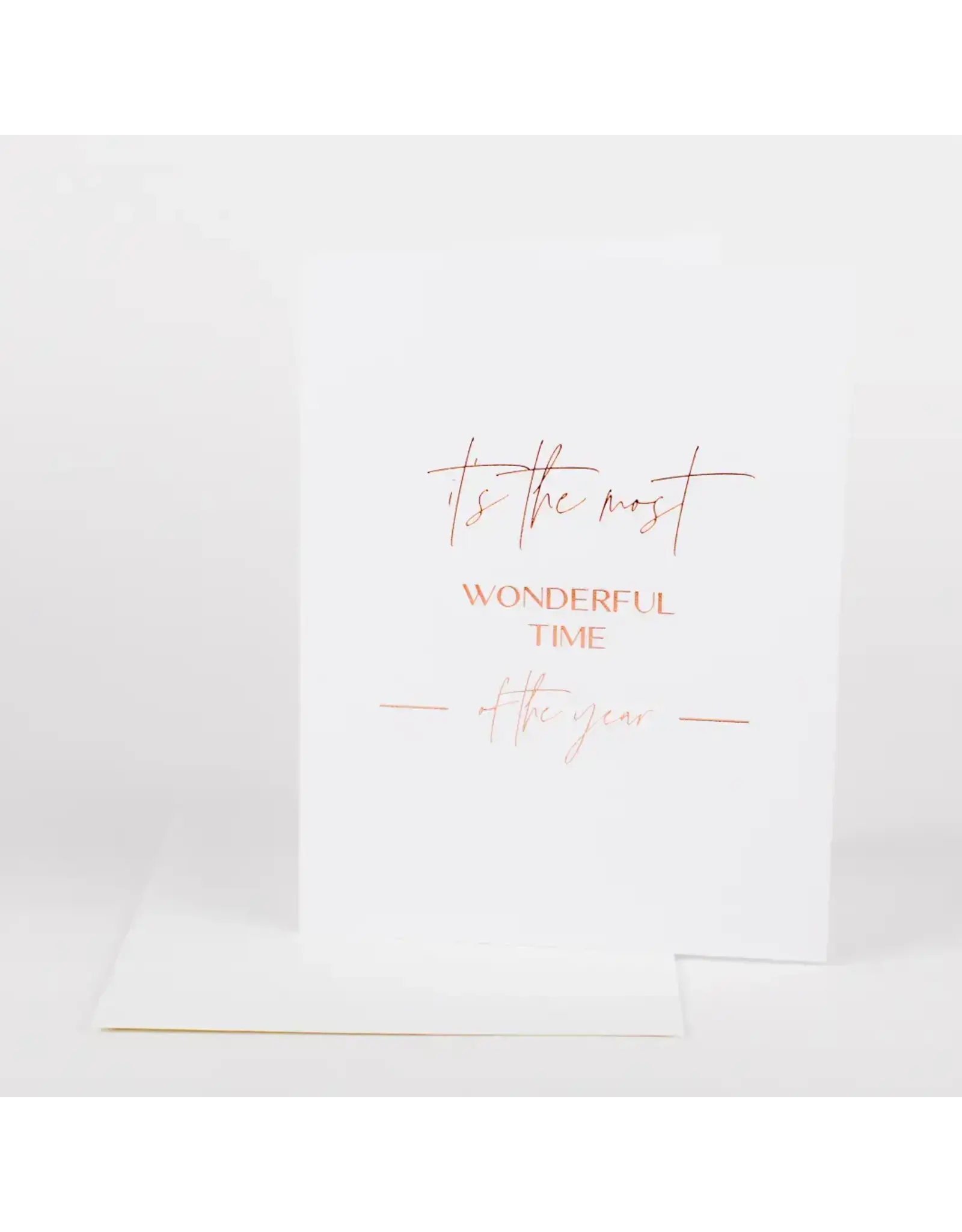 Wonderful Time of the Year Season's Greetings Card