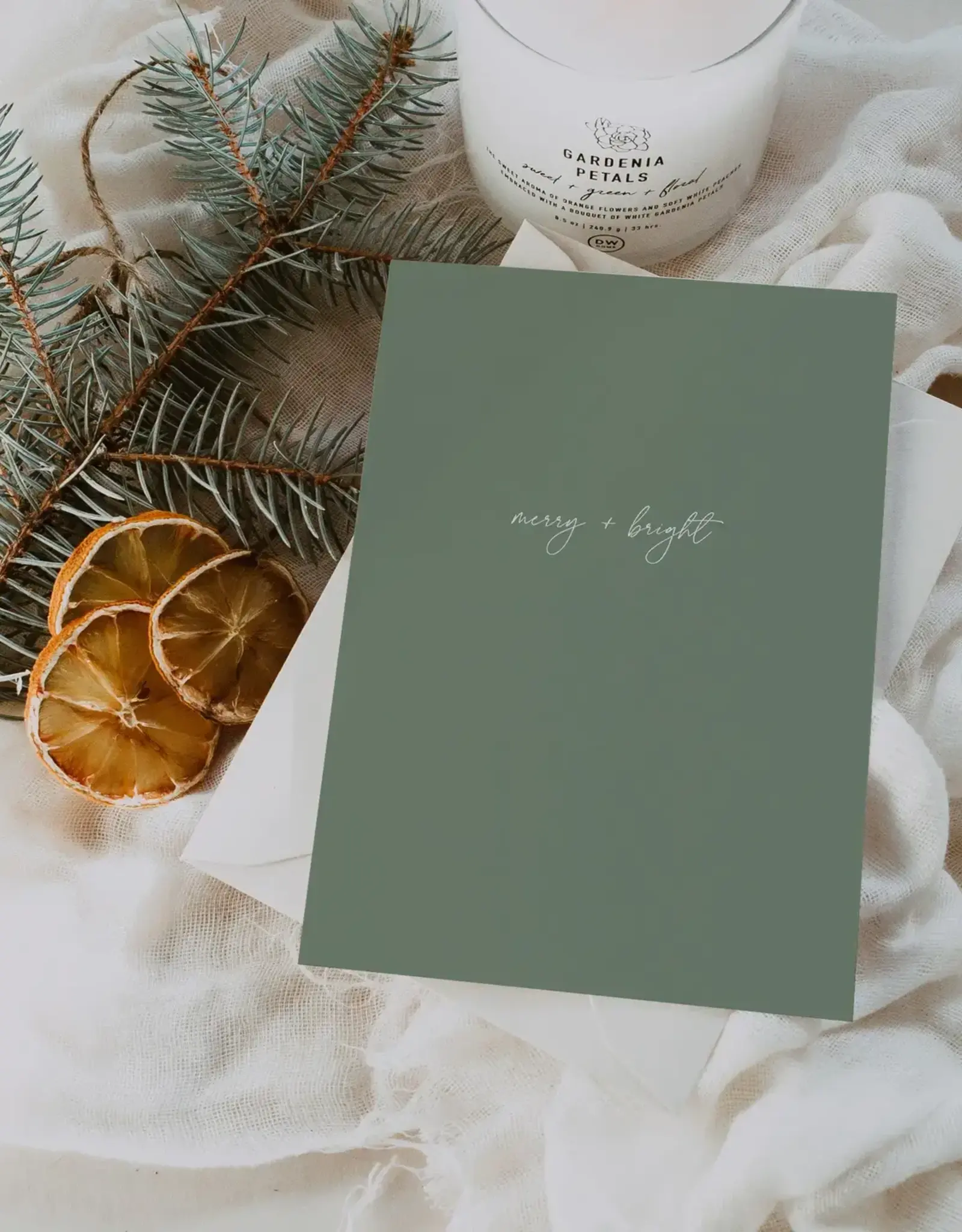 Merry and Bright Christmas Card