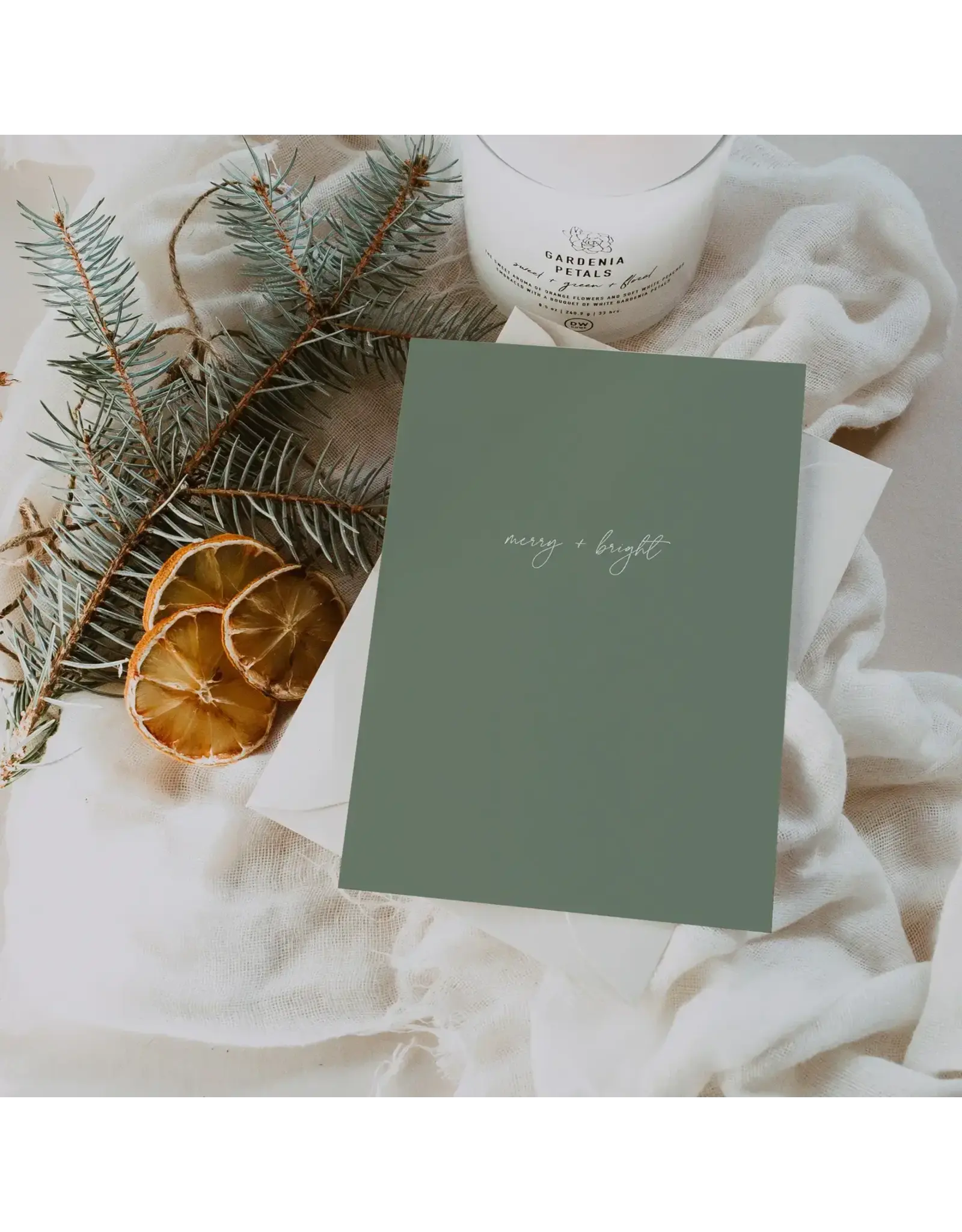 Merry and Bright Christmas Card