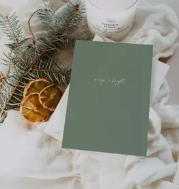 Merry and Bright Christmas Card