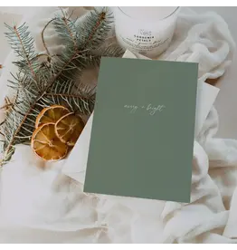 Merry and Bright Christmas Card