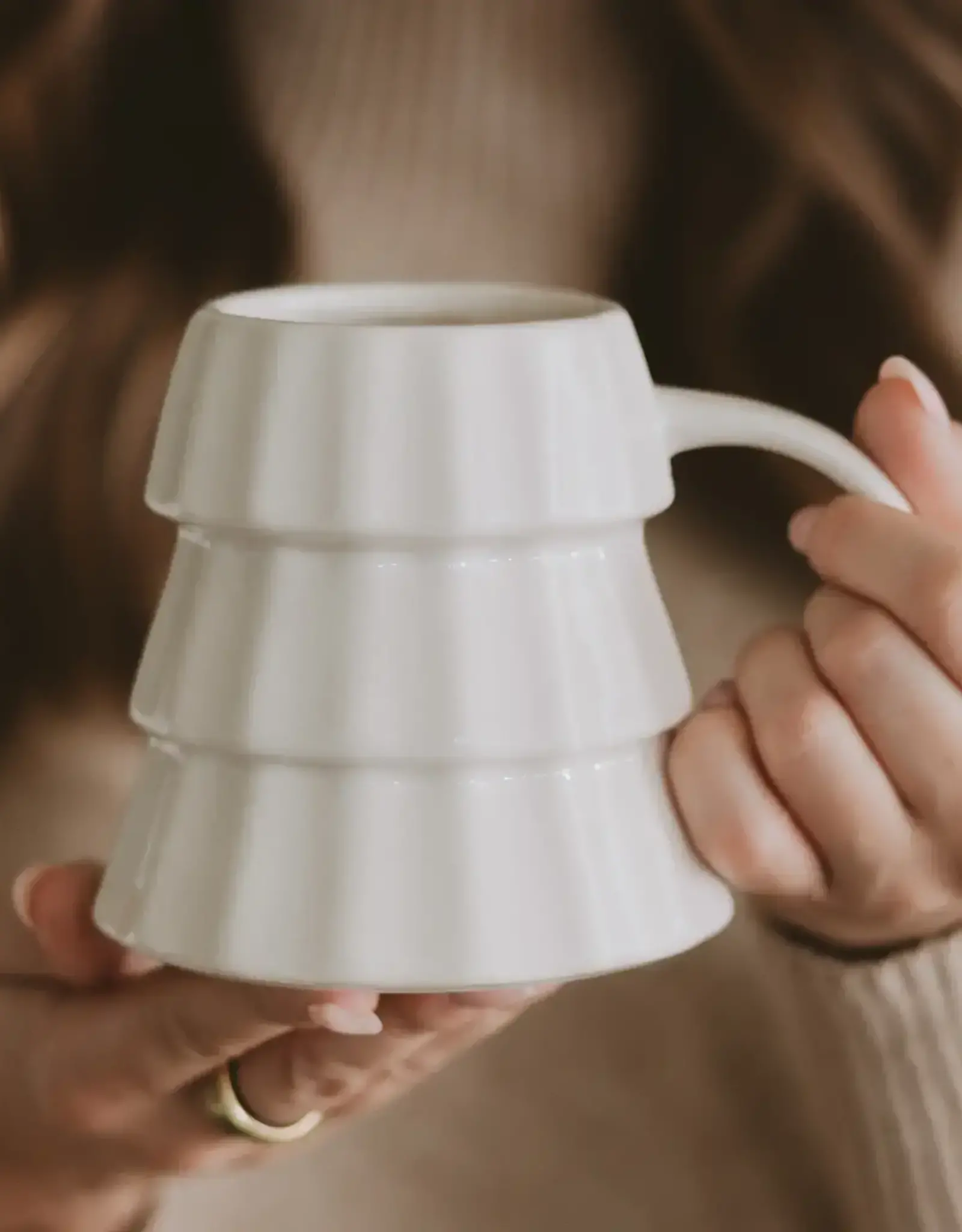 Cream Tree Coffee Mug