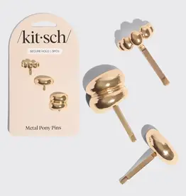 Gold Metal Pony Pins 3 Pc Set