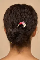 Holiday Gemstone French Hair Pin