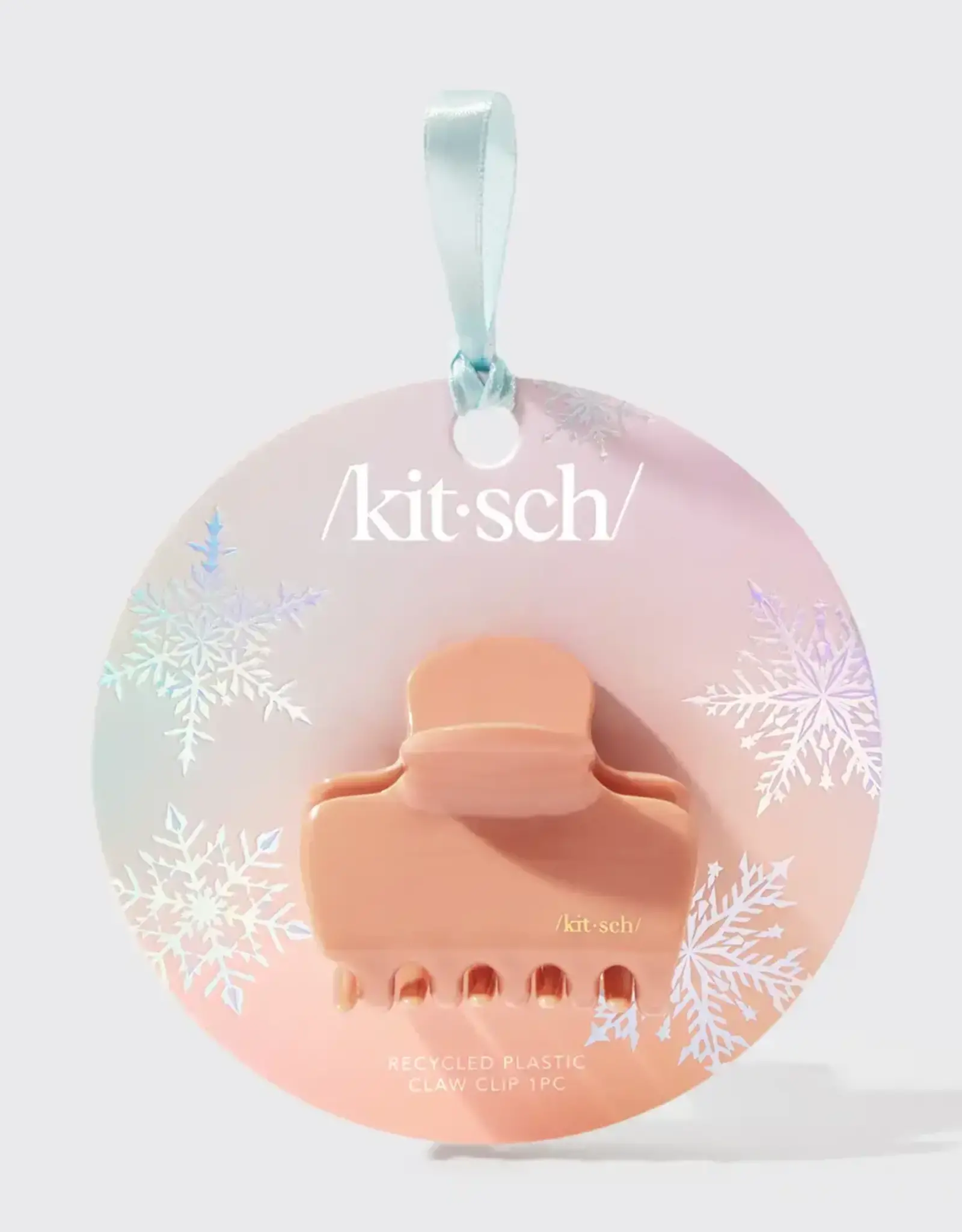 Holiday Recycled Plastic Claw Clip 1pc - Rosewood