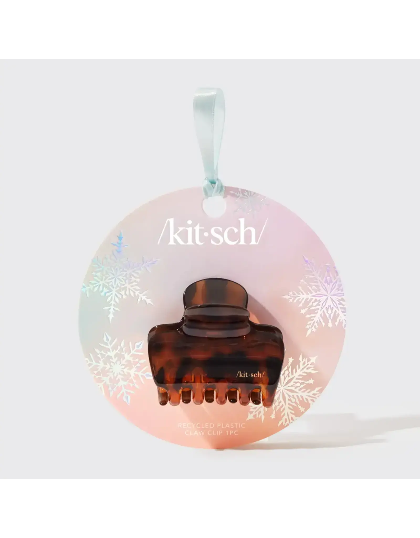Holiday Recycled Plastic Claw Clip 1pc - Tort