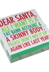Bank Account Cocktail Napkin