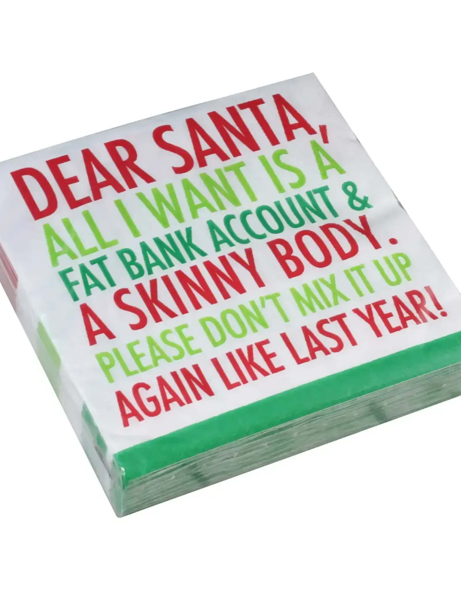 Bank Account Cocktail Napkin