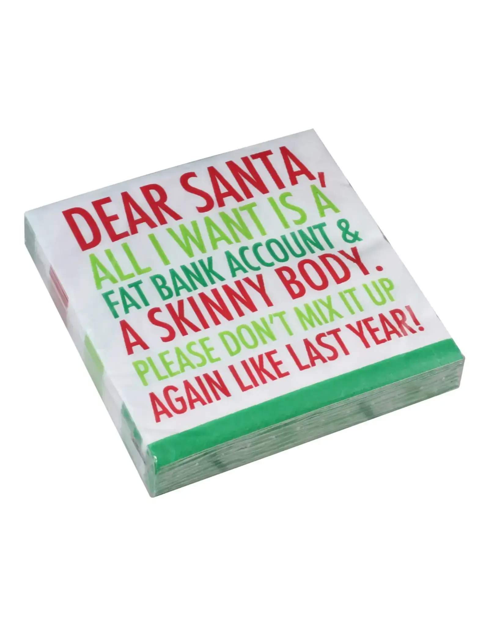 Bank Account Cocktail Napkin