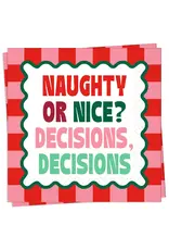 Decisions Decisions Cocktail Napkin