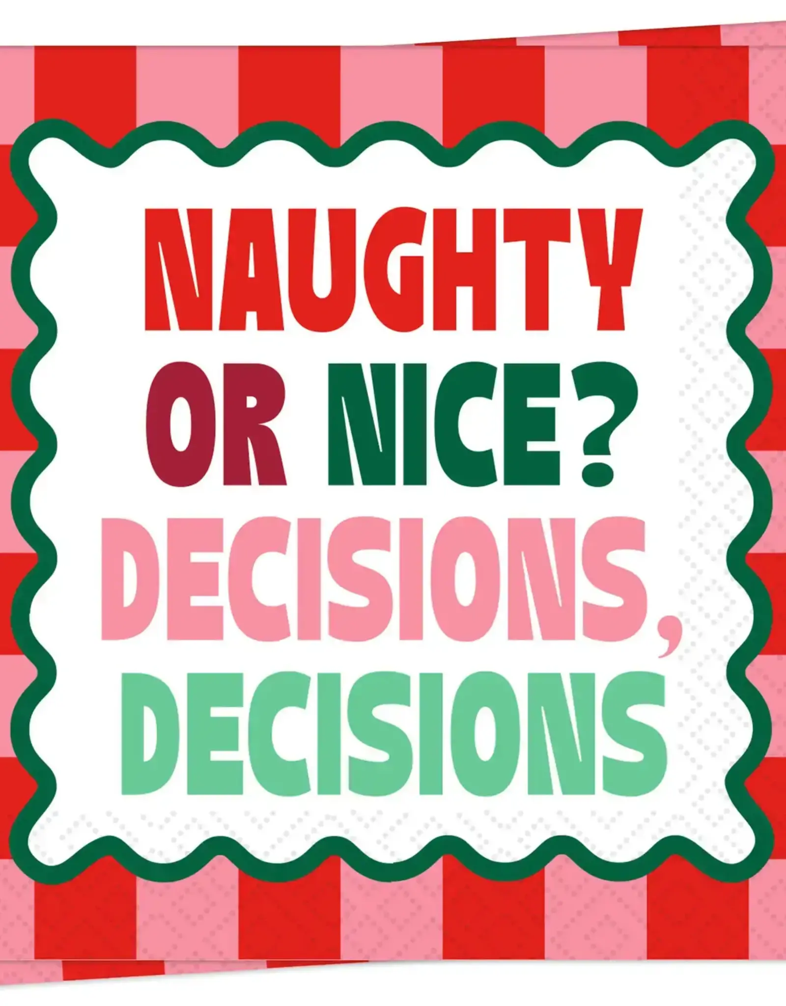 Decisions Decisions Cocktail Napkin