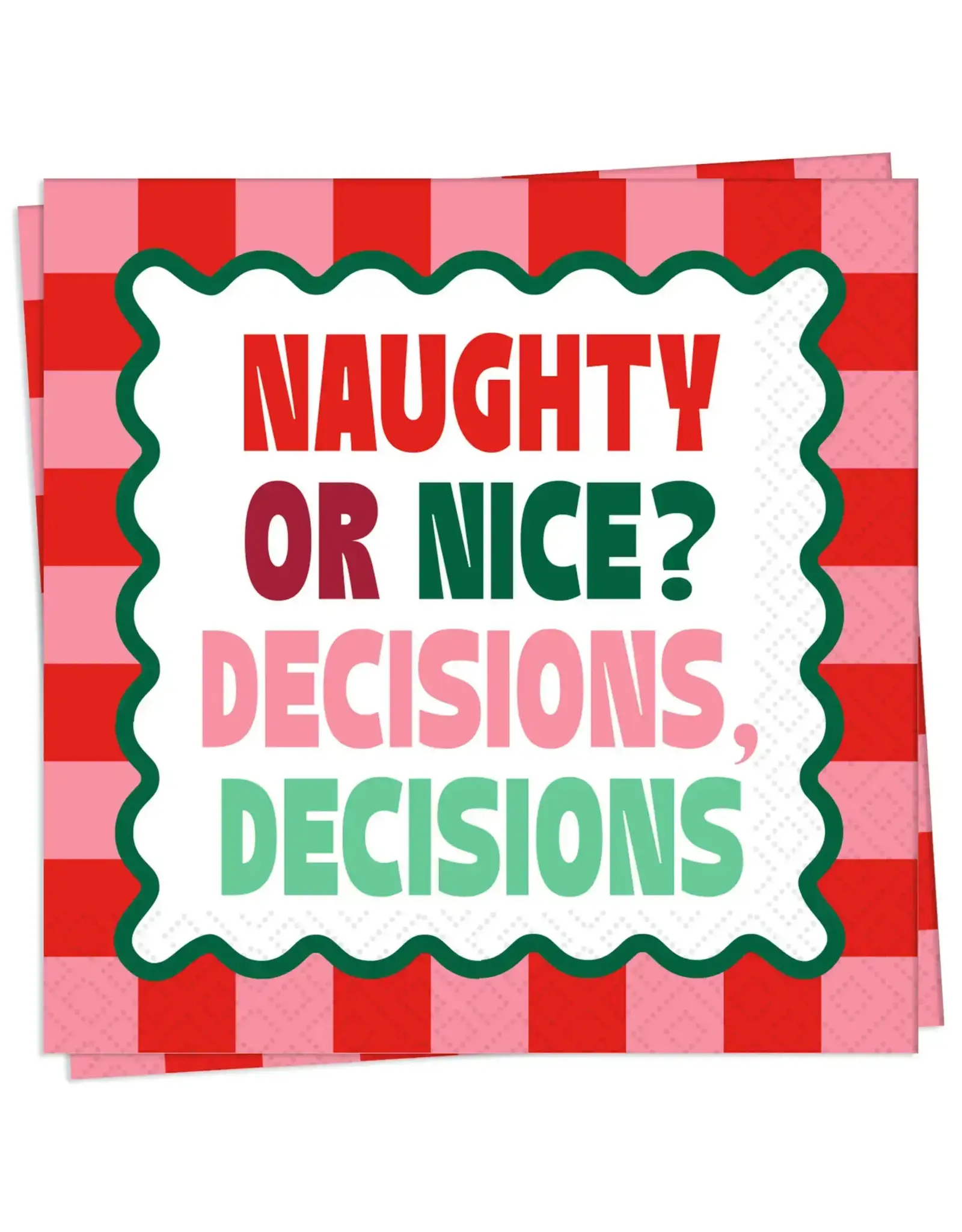 Decisions Decisions Cocktail Napkin