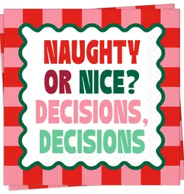 Decisions Decisions Cocktail Napkin