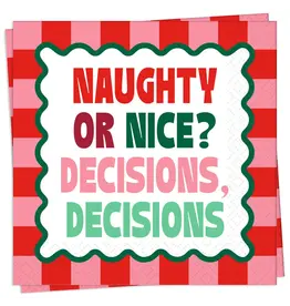 Decisions Decisions Cocktail Napkin