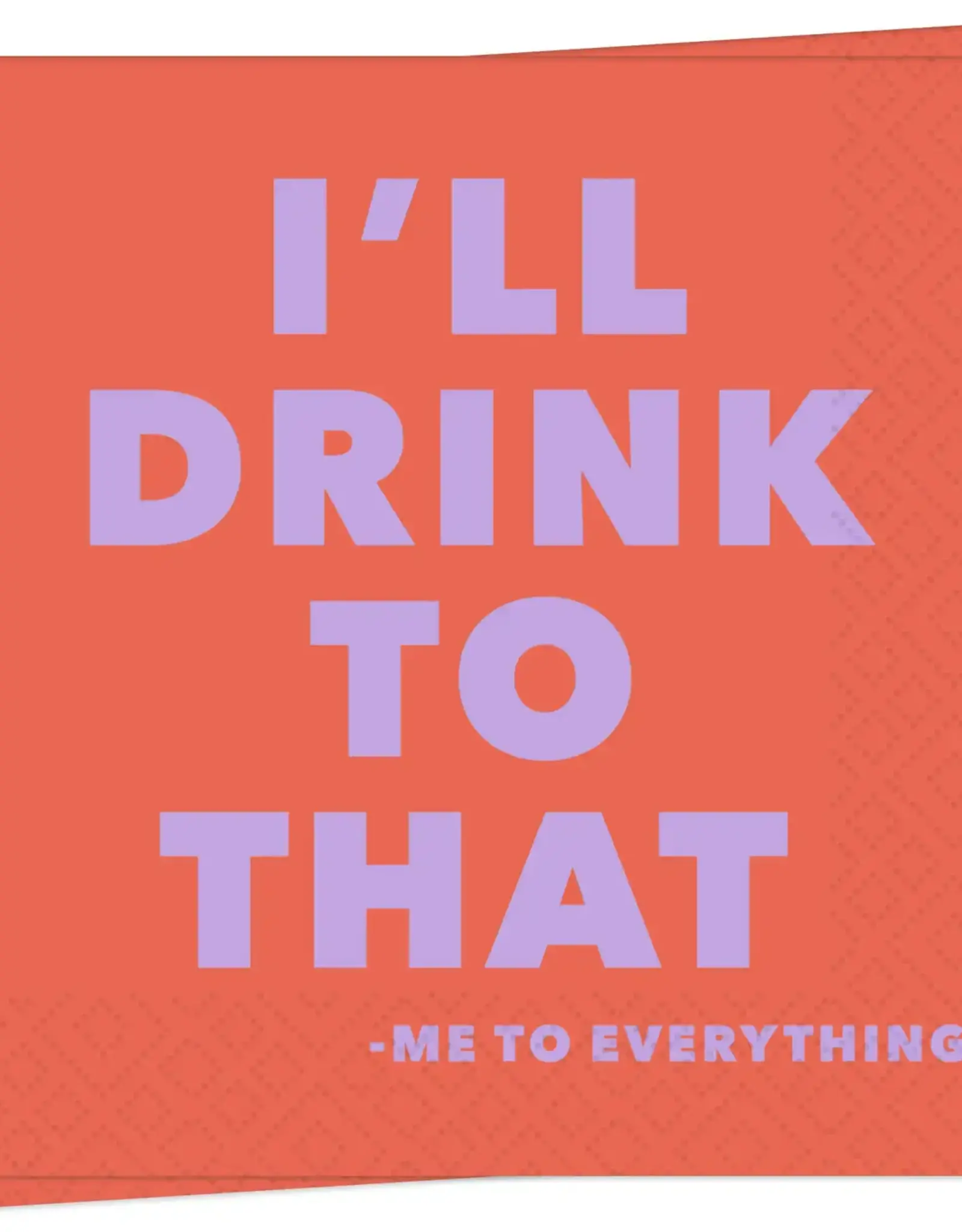 Drink To That Cocktail Napkin