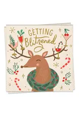 Getting Blitzened Cocktail Napkin