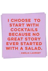 Salad Cocktail Napkin