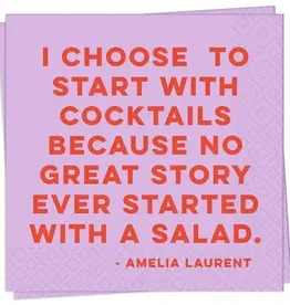 Salad Cocktail Napkin