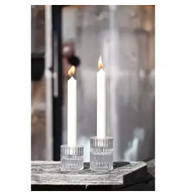 Rillo Glass Candle Holders