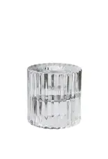 Rillo Glass Candle Holders