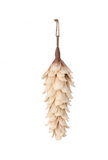 21" Foam Pinecone, Cream/Brown