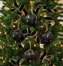 5" Highlands Feather Ball Ornament