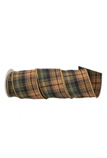 4"X5Y Cotton Highlands Plaid Ribbon