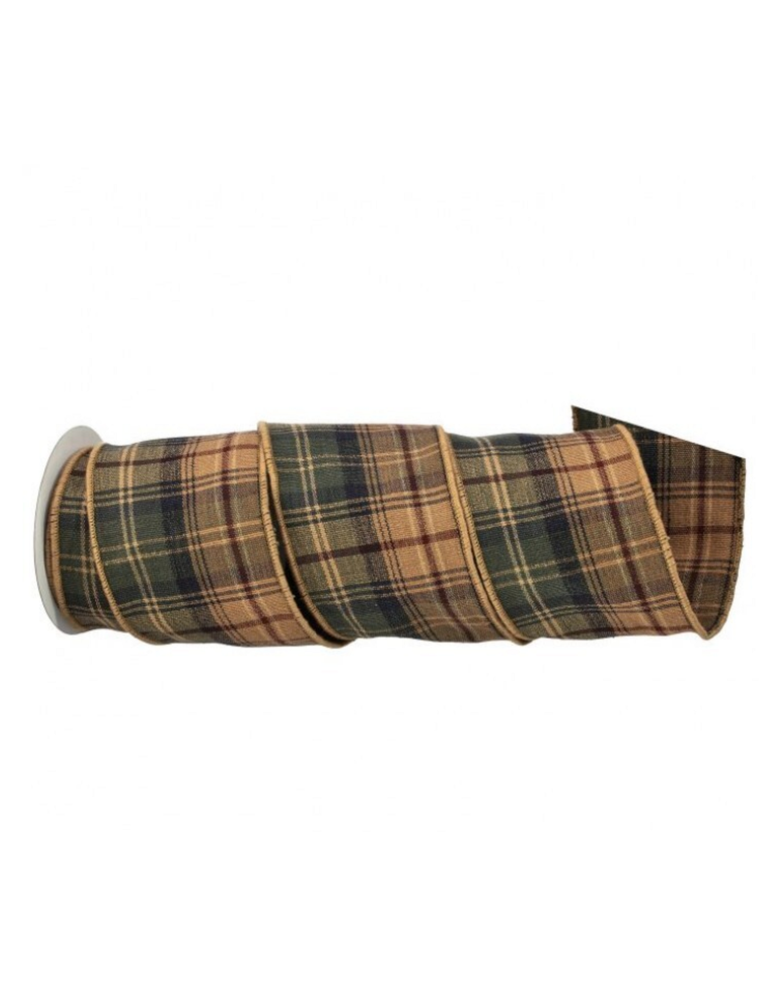 4"X5Y Cotton Highlands Plaid Ribbon